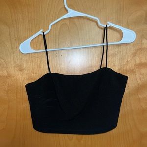 Black Crop Top Size M